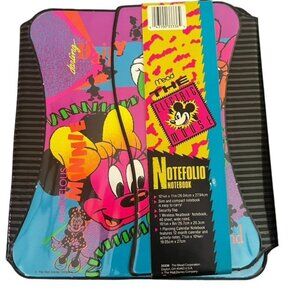 Vintage 1990s Mead Disney Notefolio New